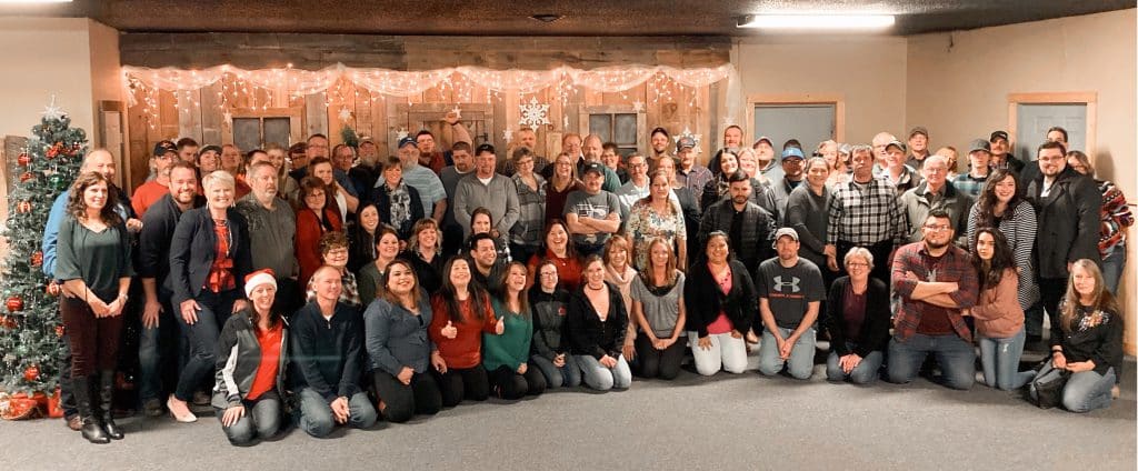 IFS Employees at Christmas Party