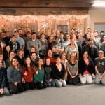 IFS Employees at Christmas Party