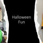 Picture of three IFS employees dressed up in costume for Halloween